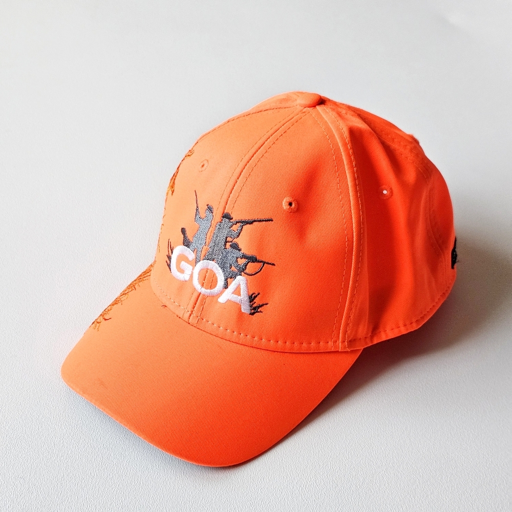 Dri-Duck Wildlife Series Blaze Orange Running Buck Hunting Hat GOA Embroidered